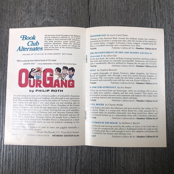 Doubleday Bargain Book Club Bulletin July 1972 Newsletter gone with the wind - Picture 6 of 7